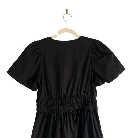 By Anthropologie The Somerset Maxi Dress black Sz Small Minimalist classic boho - Picture 7 of 13